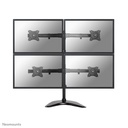 Neomounts NM-D335D4BLACK monitor arm, 10 to 27 inch, up to 8 kg, 4 screens, VESA 75x75 to 100x100