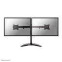 Neomounts NM-D335DBLACK monitor arm, 10 to 27 inch, up to 8 kg, 2 screens, VESA 75x75 to 100x100