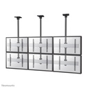 Neomounts NMPRO-C32 Pro-AV-Halterung, 32 bis 55 Zoll, bis 30 kg, 6 Bildschirme, VESA 100x100 bis 600x400
