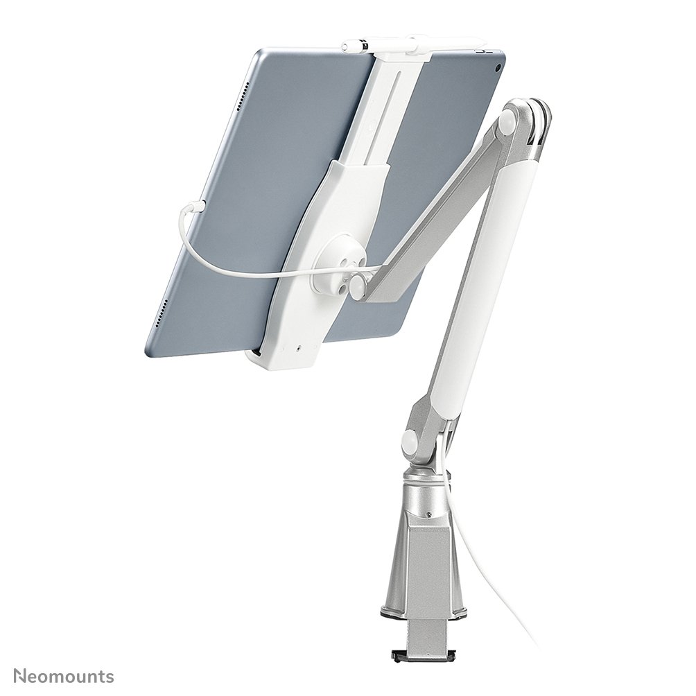 [TABLETD100SILVER] Neomounts TABLET-D100SILVER tablet mount, 4.7 to 12.9 inch, up to 1 kg, Tilt, Rotate, Swivel, Full motion