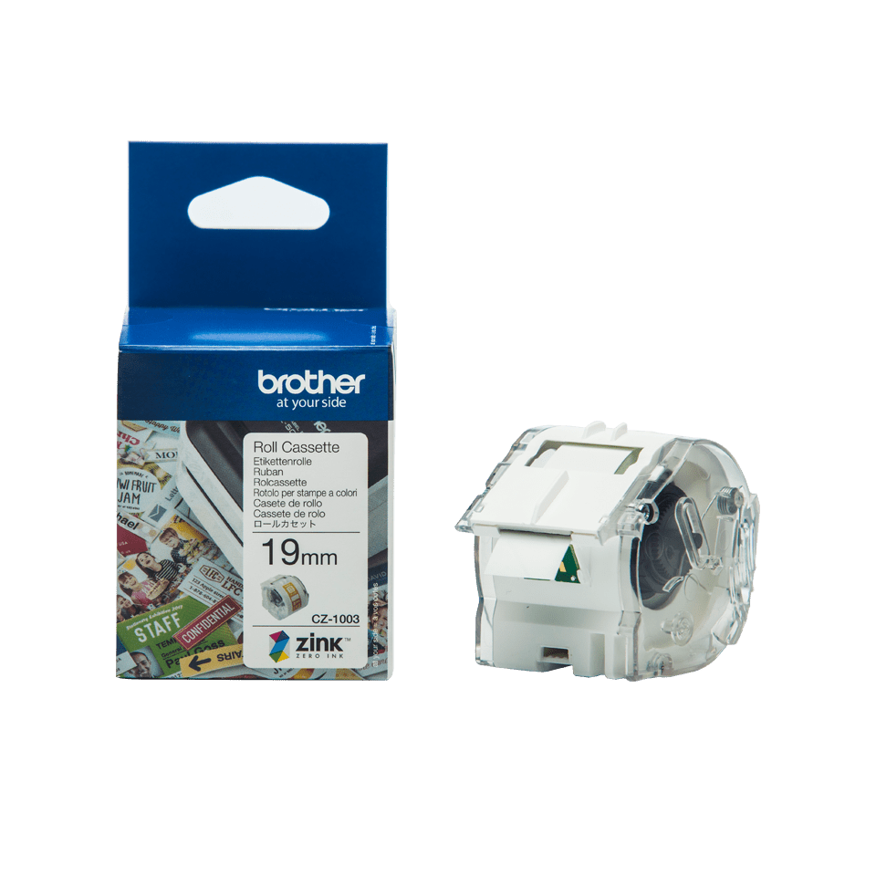 Rouleau d'étiquettes couleur Brother CZ-1003 / CZ1003, 19 mm x 5 m