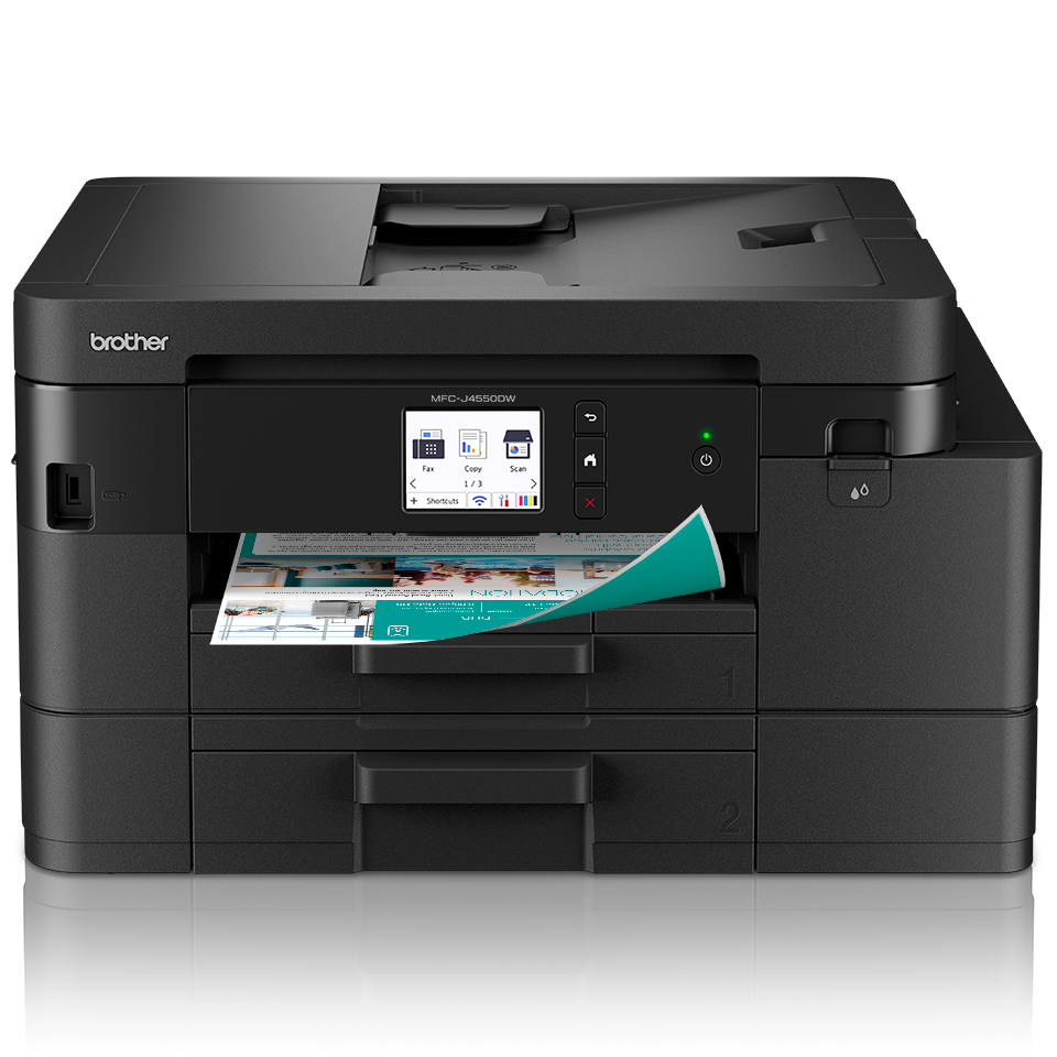 Brother MFC-J4550DW Farbtintenstrahl-Multifunktionsgerät, A4, 20 Bilder/Min., Duplex, 400 Blatt, WLAN