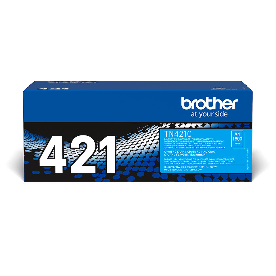 [TN421C] Brother Toner TN-421C / TN421C Cyan, 1.800 Seiten