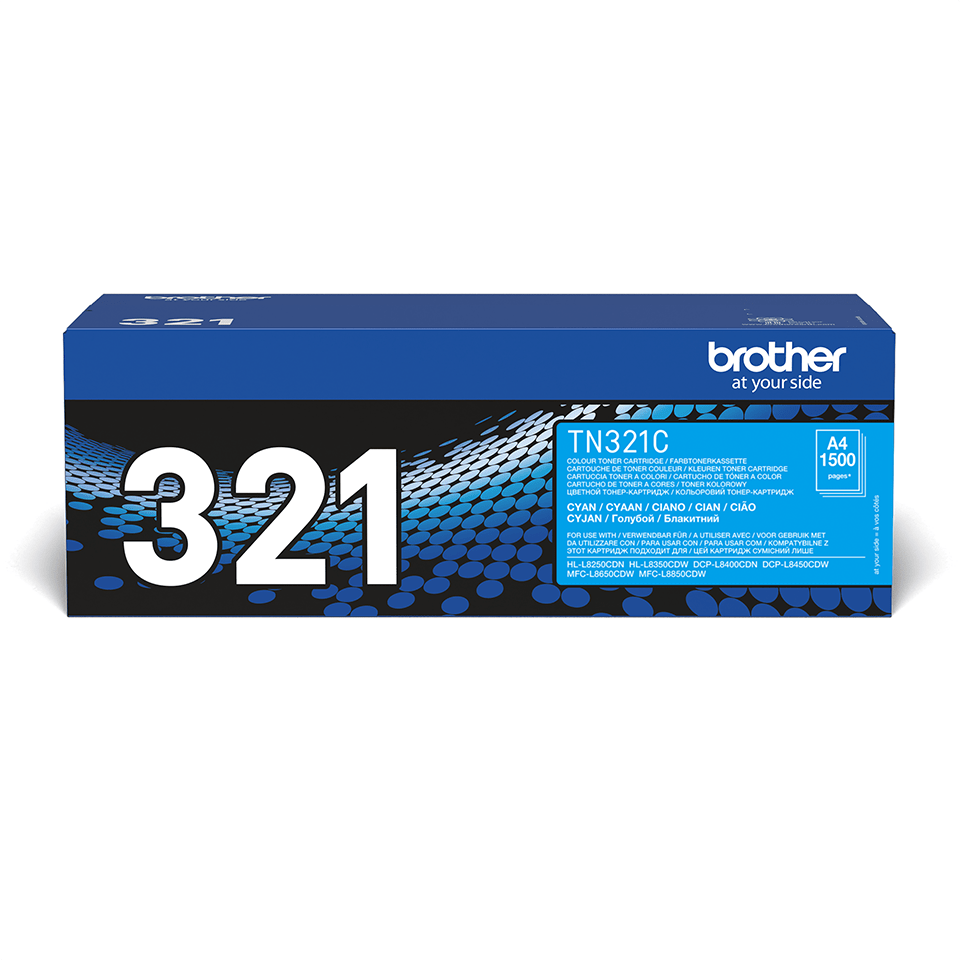 [TN321C] Brother Toner TN-321C / TN321C Cyan, 1.500 Seiten